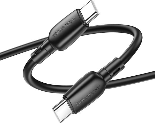 Изображение товара Кабель Borofone BX93 Type-C to Type-C 60W (черный)