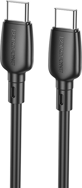 Изображение товара Кабель Borofone BX93 Type-C to Type-C 60W (черный)