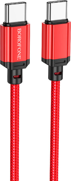 Изображение товара Кабель Borofone BX87 Type-C to Type-C 60W (1м, красный)