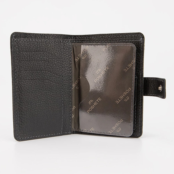 Изображение товара Портмоне Poshete 604-087/1M-BLK (черный)