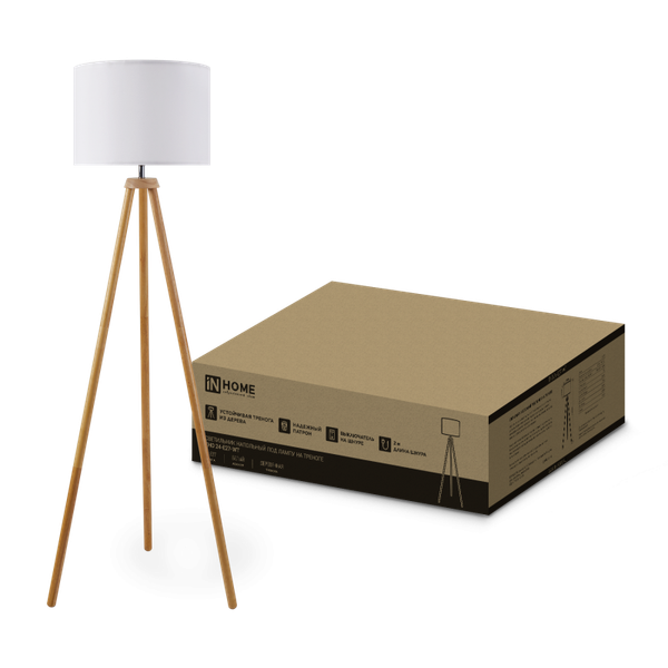 Изображение товара Торшер INhome ТНО 24-Е27-WT 230В / 4690612059990