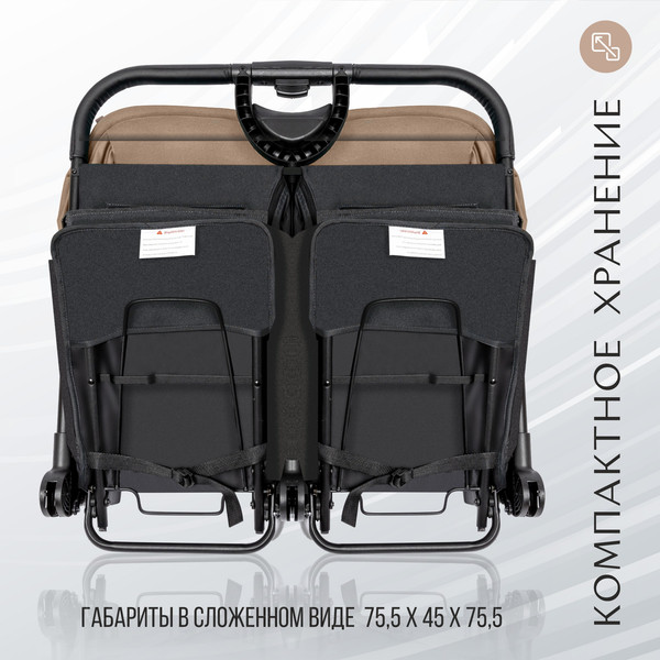 Изображение товара Детская прогулочная коляска Sweet Baby Donna (бежевый)