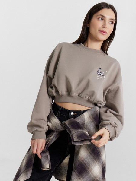 Изображение товара Свитшот Mark Formelle 122928/1-1 (р.164/170-88-94, лунный камень/542-D вышивка)