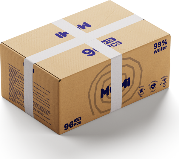 Изображение товара Влажные салфетки детские Momi 12x96шт