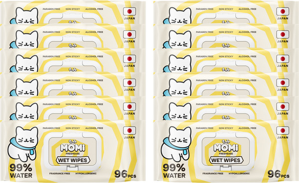 Изображение товара Влажные салфетки детские Momi 12x96шт