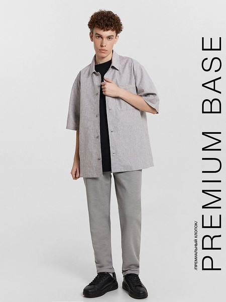 Изображение товара Штаны Mark Formelle 181258 (р.86-170/176, двухцветный серый)