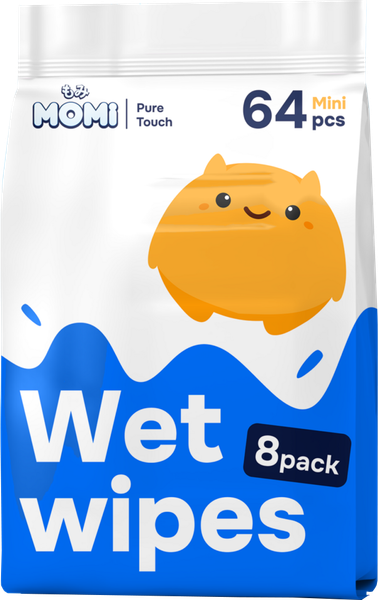 Изображение товара Влажные салфетки детские Momi 24x8шт