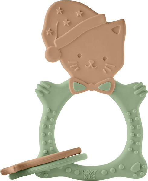 Изображение товара Прорезыватель для зубов ROXY-KIDS Meow Teether / RMT-006 (оливковый)