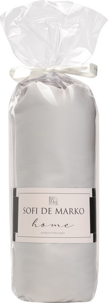 Изображение товара Простыня Sofi de Marko Мармис 200х200х30 / Пр-мс-200х200х30свс (светло-серый)