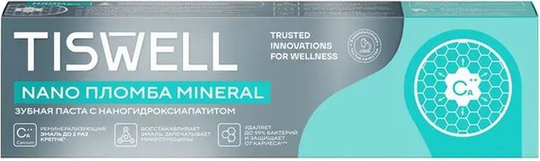Изображение товара Зубная паста Tiswell Реминерализующая с наногидроксиапатитом (110г)