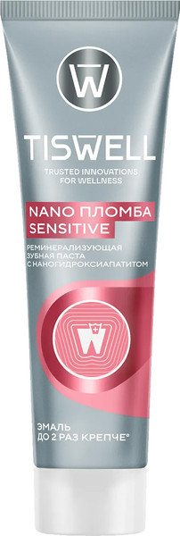Изображение товара Зубная паста Tiswell Реминерализ. с наногидроксиапатитом д/чувств. зубов (110г)