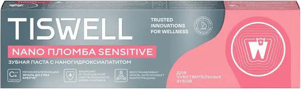 Изображение товара Зубная паста Tiswell Реминерализ. с наногидроксиапатитом д/чувств. зубов (110г)