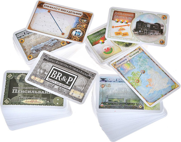 Изображение товара Дополнение к настольной игре Мир Хобби Ticket to Ride. Великобритания и Пенсильвания / 952052