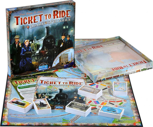 Изображение товара Дополнение к настольной игре Мир Хобби Ticket to Ride. Великобритания и Пенсильвания / 952052