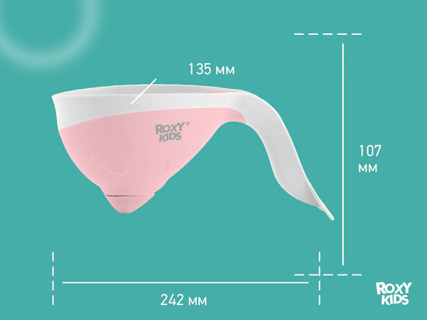 Изображение товара Ковшик для купания ROXY-KIDS Flipper / RBS-004-PO (розовый)
