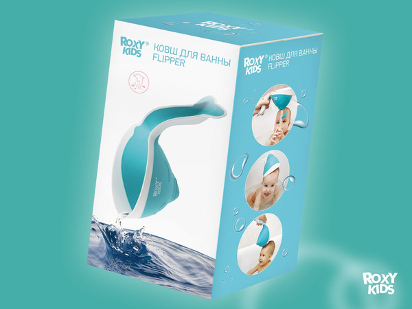 Изображение товара Ковшик для купания ROXY-KIDS Flipper / RBS-004-PO (розовый)