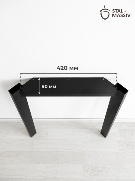 Изображение товара Подстолье Stal-Massiv NS-720 (2шт, черный)