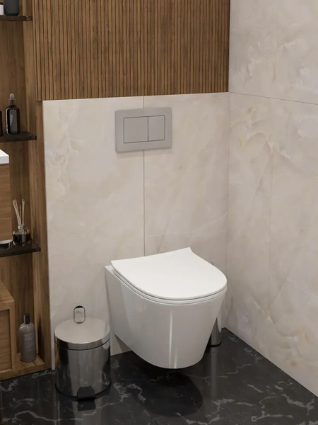 Изображение товара Унитаз подвесной Teymi Solli Pro T40202 (с сиденьем)