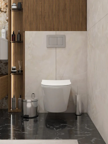 Изображение товара Унитаз подвесной Teymi Solli Pro T40202 (с сиденьем)