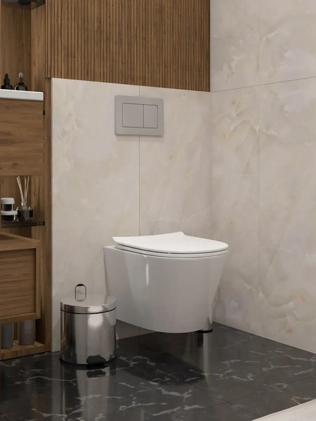 Изображение товара Унитаз подвесной Teymi Solli Pro T40202 (с сиденьем)