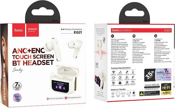 Изображение товара Беспроводные наушники Hoco EQ21 TWS (белый)