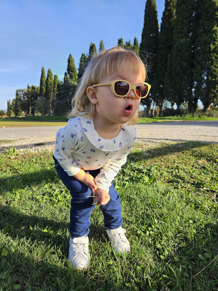 Изображение товара Очки солнцезащитные Beaba Sunglasses 9-24 mois Square Lucky Ocre / 930393