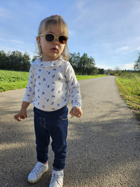 Изображение товара Очки солнцезащитные Beaba Sunglasses 9-24 mois Square Lucky Ocre / 930393