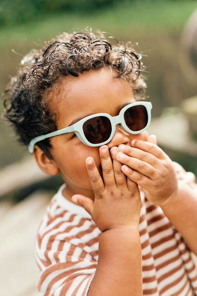 Изображение товара Очки солнцезащитные Beaba Sunglasses 9-24 mois Square Lucky Vert sauge / 930394