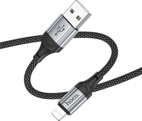 Изображение товара Кабель Hoco X102 Lightning (1м, черный)
