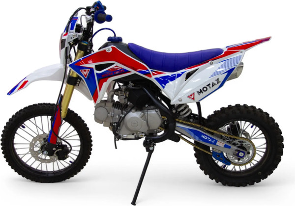 Изображение товара Мотоцикл Motax MX 125 17/14 (черный/белый/синий)