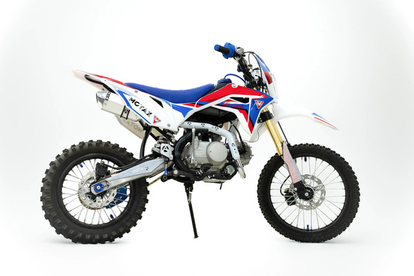 Изображение товара Мотоцикл Motax MX 125 17/14 (черный/белый/синий)