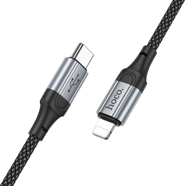 Изображение товара Кабель Hoco X102 Type-C to Lightning (1м, черный)