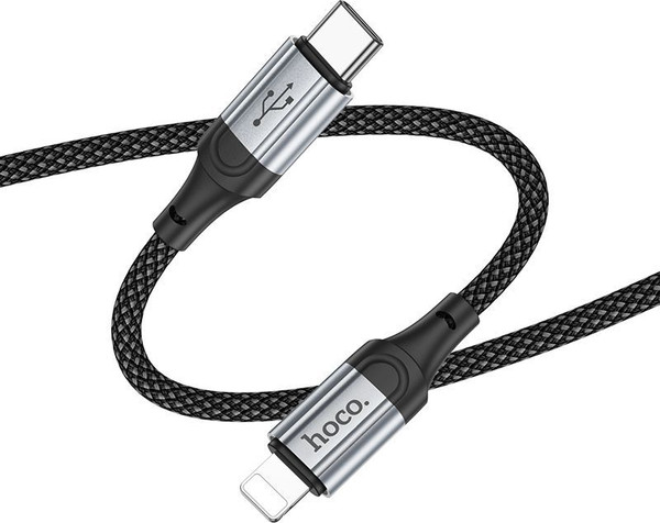 Изображение товара Кабель Hoco X102 Type-C to Lightning (1м, черный)