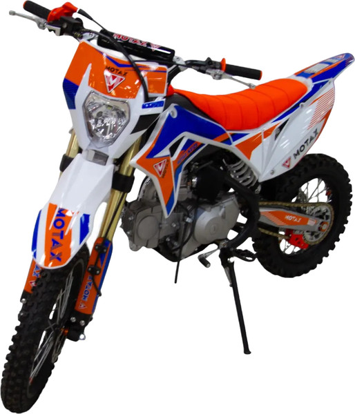 Изображение товара Мотоцикл Motax MX 125 17/14 (черный/белый/оранжевый)