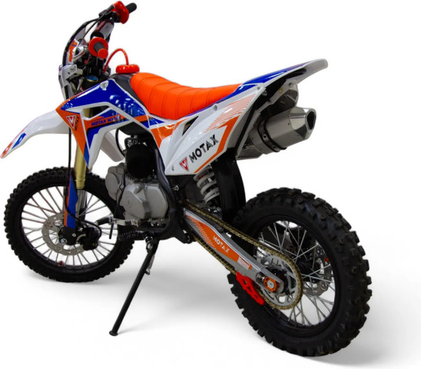 Изображение товара Мотоцикл Motax MX 125 17/14 (черный/белый/оранжевый)
