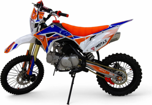 Изображение товара Мотоцикл Motax MX 125 17/14 (черный/белый/оранжевый)