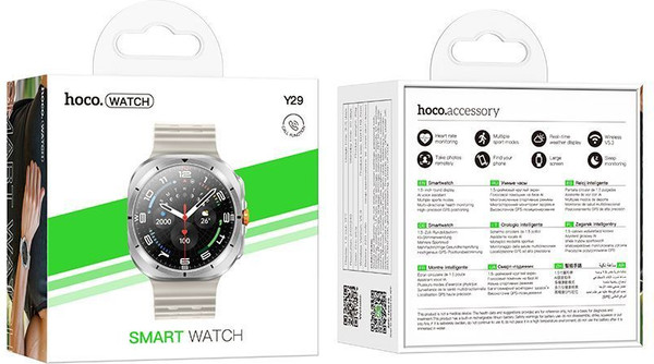 Изображение товара Умные часы Hoco Y29 Call Version  (серебристый)
