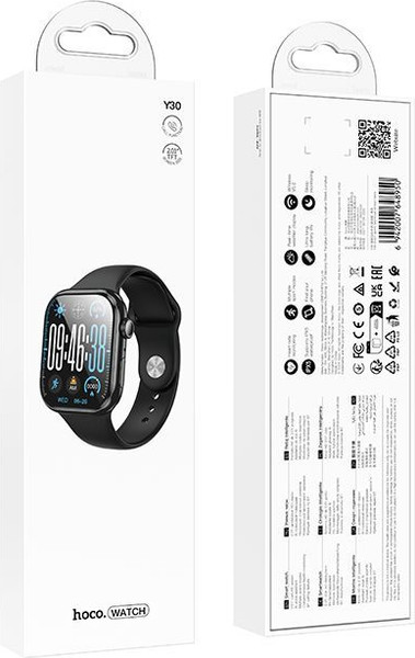 Изображение товара Умные часы Hoco Y30 Call Version (черный)