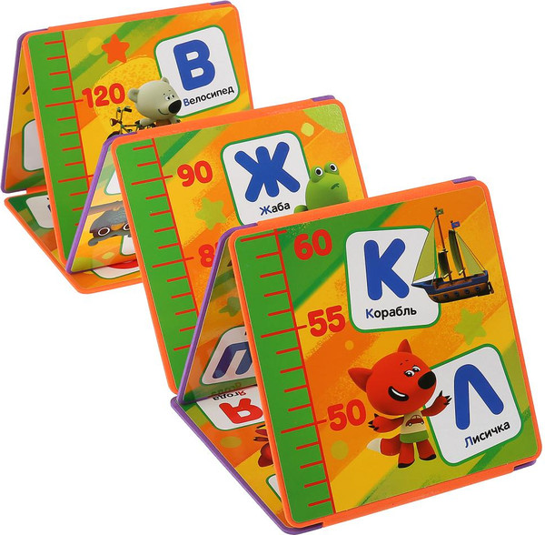 Изображение товара Развивающая книга Умка Ми-ми-мишки. Ростомер. Азбука. Книжка-пышка / 9785506023456