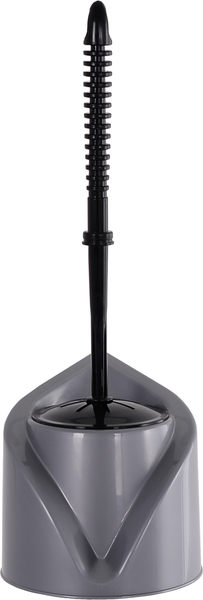 Изображение товара Ершик для унитаза Эльфпласт Корнер / EP195 (темно-серый/черный)