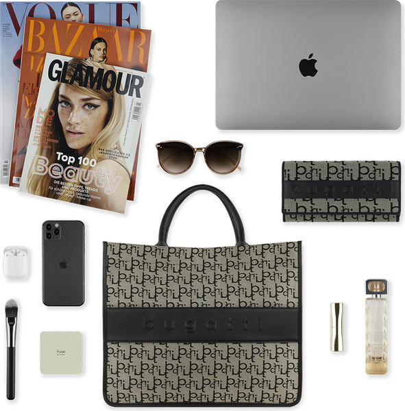 Изображение товара Сумка Bugatti Elea / 49435401 (бежевый/черный)