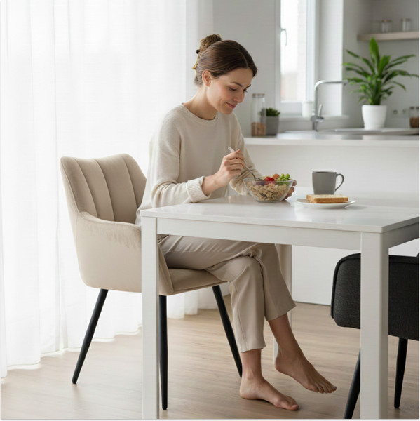 Изображение товара Стул Arvento Мадрид / G062-14 (бежевый/черный)