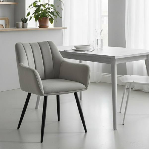 Изображение товара Стул Arvento Мадрид / G062-38 (серый/черный)