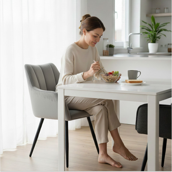 Изображение товара Стул Arvento Мадрид / G062-38 (серый/черный)