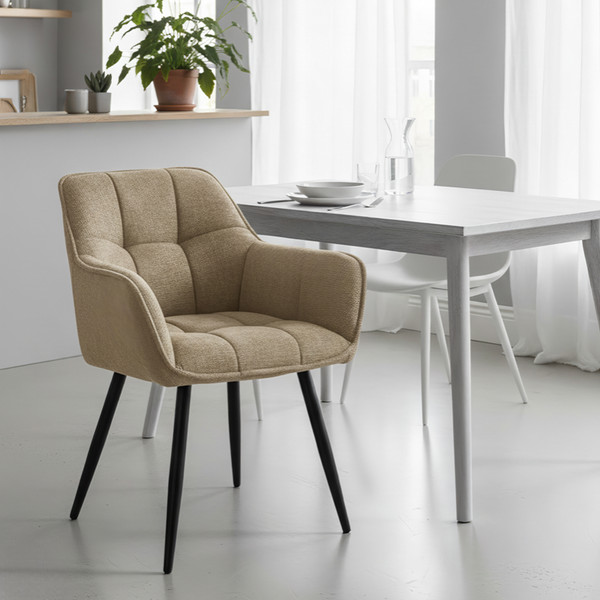 Изображение товара Стул Arvento Аликанте / UF885-3 (кремовый/черный)