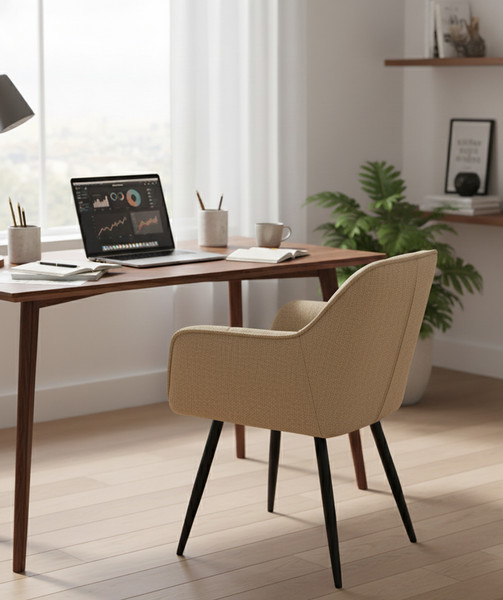 Изображение товара Стул Arvento Аликанте / UF885-3 (кремовый/черный)