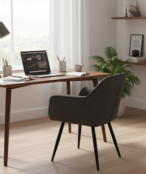 Изображение товара Стул Arvento Аликанте / UF885-15 (графит/черный)