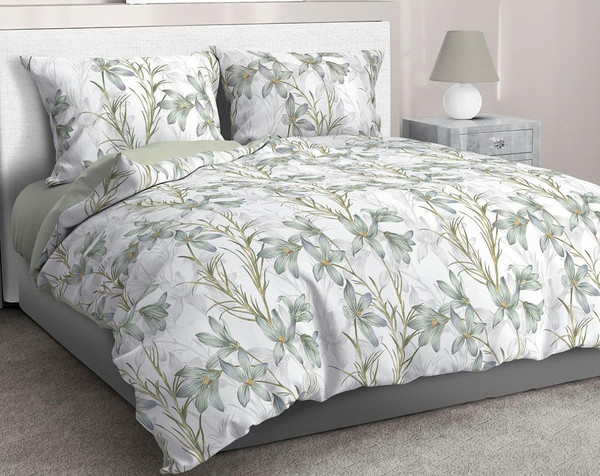 Изображение товара Простыня Реноме Евро Премиум Утренний цветок 50379-1 (бязь)