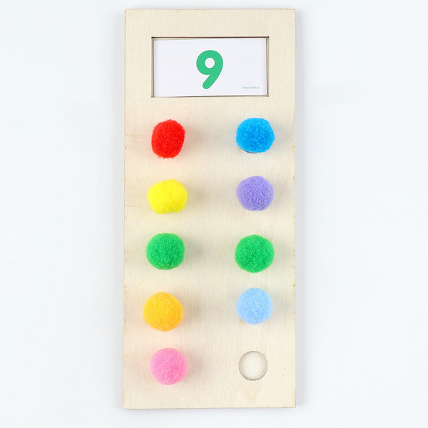 Изображение товара Развивающий игровой набор Лесная мастерская Счет от 1 до 10 с бомбошками / 10326644
