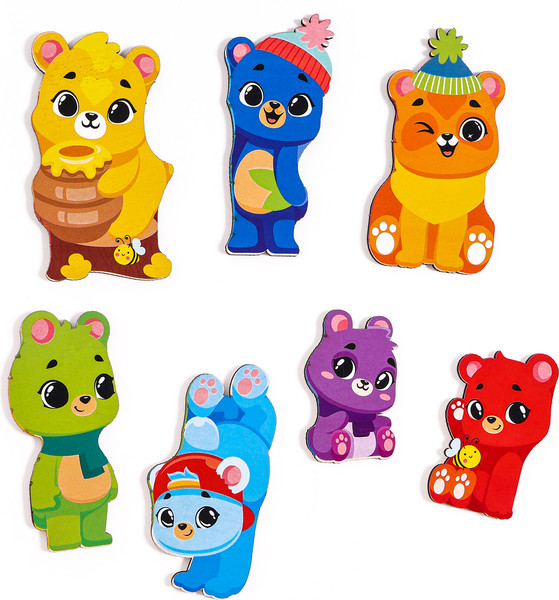 Изображение товара Сортер Лесная мастерская Рамка-вкладыш. Мишки / 10459001